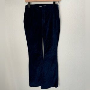 Free People Flare Leg Velvet Pants